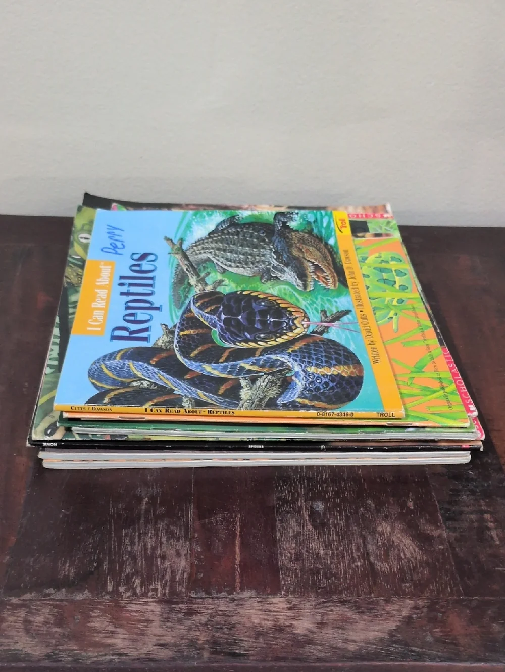 Scholastic Vintage Non Fiction Children's Books Set of 9 Paperback Animal Themed
